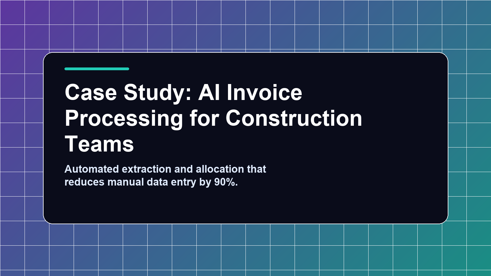 AI invoice processing case study preview