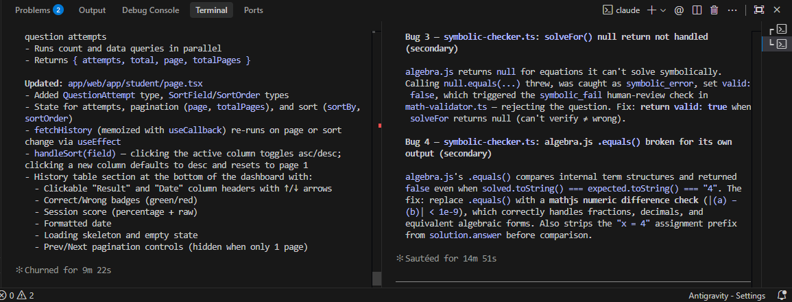 Parallel Claude Code sessions